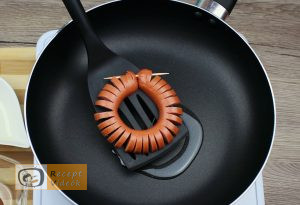 Virsli margaréták recept, virsli margaréták elkészítése 4. lépés