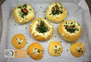 Töltött zsemle recept, töltött zsemle készítése 6. lépés