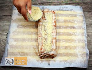 Baconbe tekert krumpli rolád recept elkészítése 20. lépés