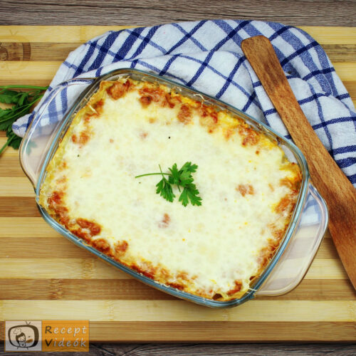 Ricottás lasagne recept, ricottás lasagne elkészítése - Recept Videók