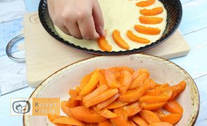 Sárgabarackos pite recept, sárgabarackos pite elkészítése 4. lépés