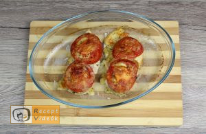 Mozzarellás paradicsomos csirke recept elkészítése 11. lépés