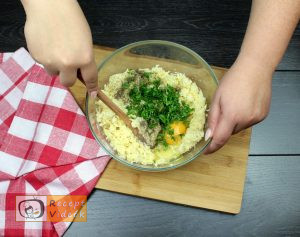 sajttal töltött krumpli tallér recept elkészítése 3. lépés