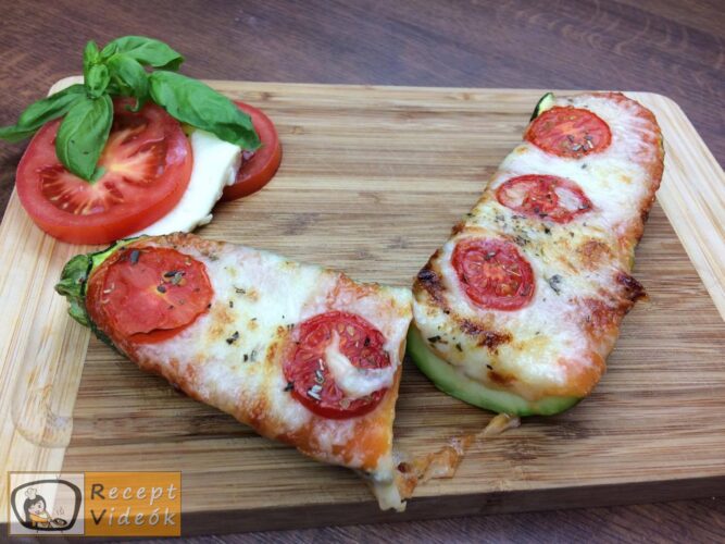 Cukkinipizza recept, cukkinipizza elkészítése - Recept Videók