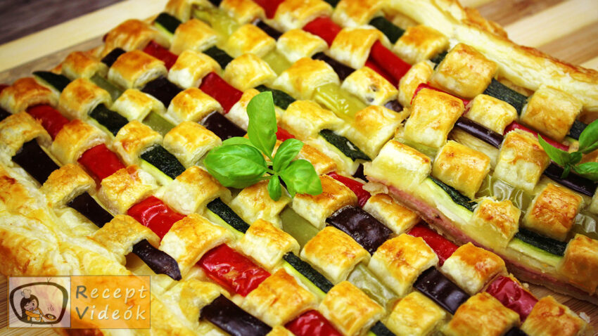 Zöldséges pite recept, zöldséges pite elkészítése - Recept Videók