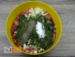 Töltött karfiol recept, töltött karfiol elkészítése 1. lépés