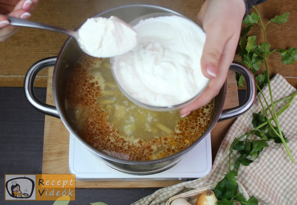 Palócleves recept, palócleves elkészítése 10. lépés