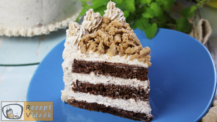 Tejszínes gesztenyetorta recept elkészítése - Recept Videók