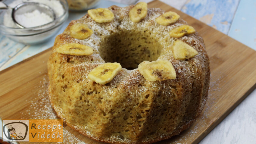 Banános kuglóf recept, banános kuglóf elkészítése - Recept Videók