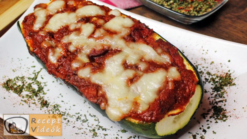 Töltött cukkini recept, töltött cukkini elkészítése - Recept Videók