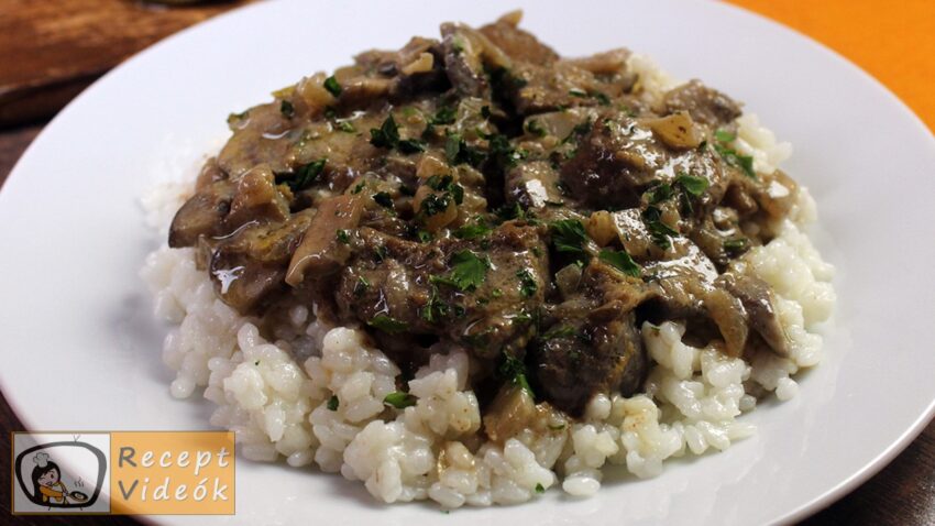 Stroganoff recept, stroganoff elkészítése - Recept Videók