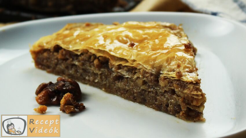 Baklava recept, baklava elkészítése - Recept Videók