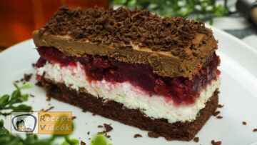 Meggyes szelet recept, meggyes szelet elkészítése - Recept Videók