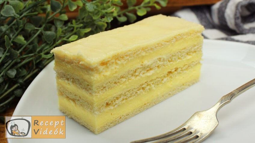 CITROMOS SZELET RECEPT VIDEÓVAL – Citromos szelet készítése