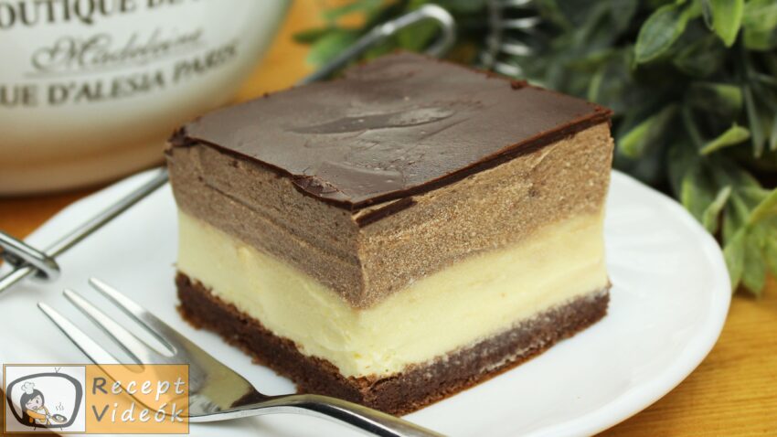 Kávékrémes kocka recept, kávékrémes kocka elkészítése - Recept Videók