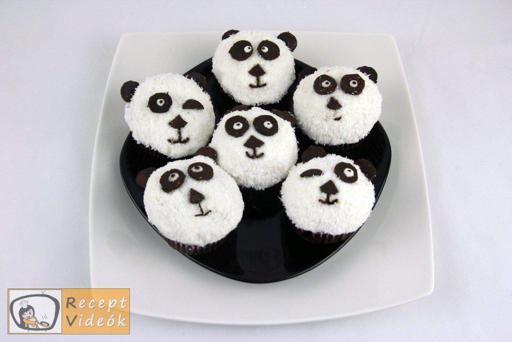 Panda muffin recept, panda muffin elkészítése - Recept Videók