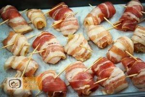 Baconbe tekert csirkefalatok recept elkészítése 7. lépés