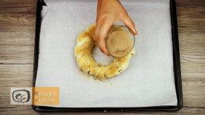 mogyorókrémes banánkoszorú recept elkészítése 7. lépés