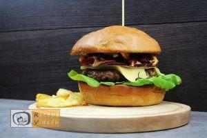 Házi hamburger recept, házi hamburger elkészítése - Recept Videók