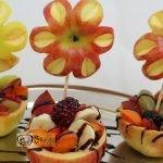 Gyümölcskehely almavirággal recept, gyümölcskehely almavirággal elkészítése - Recept Videók