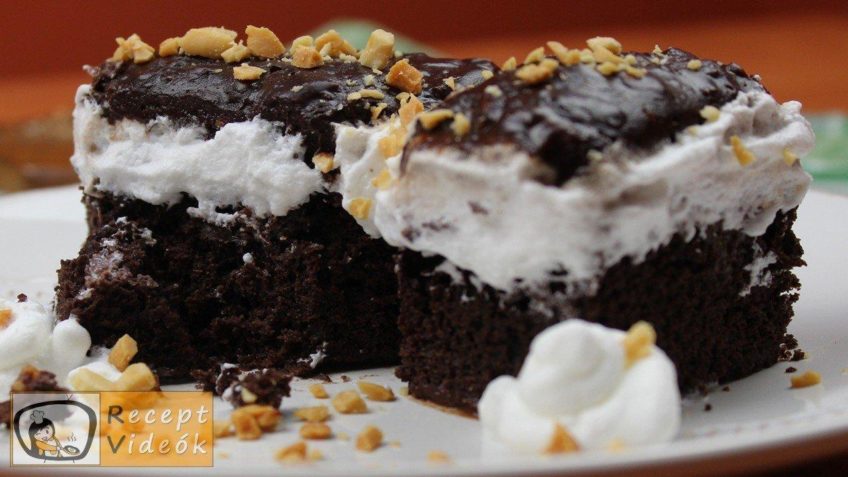Mogyorós-étcsokoládés süti recept, mogyorós-étcsokoládés süti elkészítése - Recept Videók