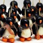 Vendégváró pingvinek mozzarellából - Recept videók
