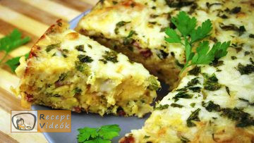 Baconös tojástorta recept, baconös tojástorta elkészítése - Recept Videók