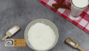 Karácsonyi diy kreatív recept ötletek, asztaldíszek - Mikulásváró keksz 1. lépés