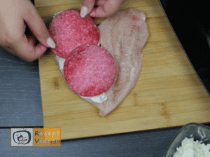 Baconös töltött csirkemell barbecue szósszal - Csirkemell receptek elkészítése 5. lépés