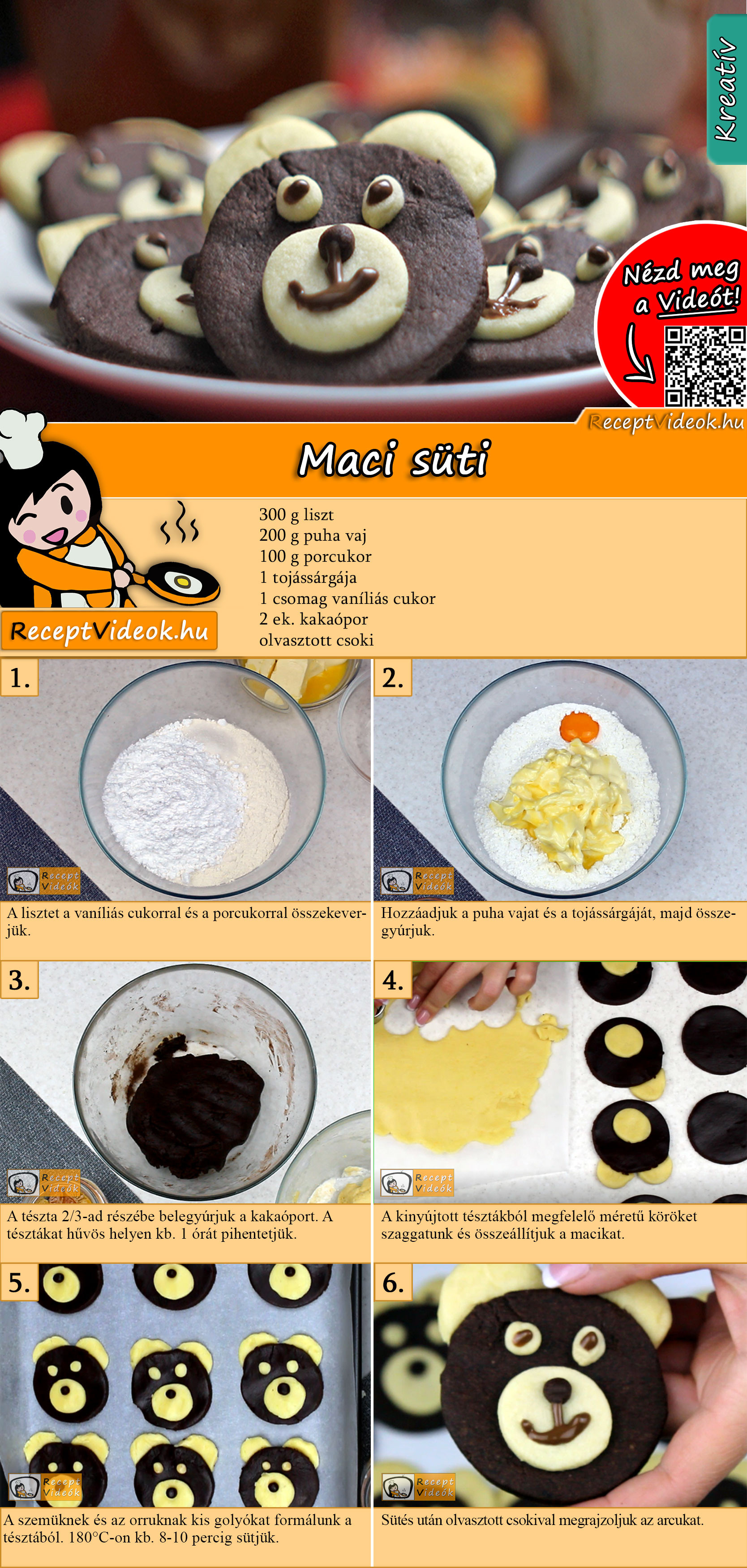 Maci süti recept elkészítése videóval