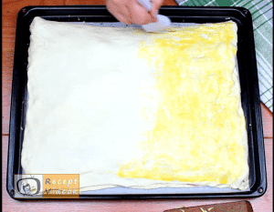 Sonkás-sajtos lepény recept, sonkás-sajtos lepény elkészítése 5. lépés
