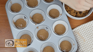 Almás pite muffin recept, almás pite muffin elkészítése 11. lépés