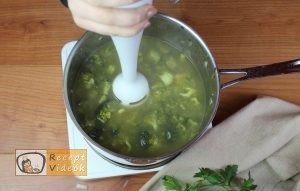 Brokkoli krémleves recept, brokkoli krémleves elkészítése 7. lépés