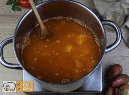 Burgonyaleves recept, burgonyaleves elkészítése 4. lépés