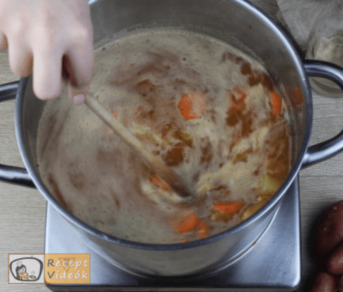 Burgonyaleves recept, burgonyaleves elkészítése 7. lépés