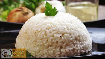 Rizs recept, rizs elkészítése - Recept Videók