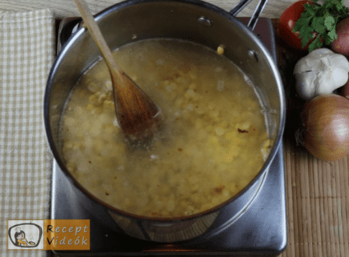 Sárgaborsó főzelék recept, sárgaborsó főzelék elkészítése 2. lépés
