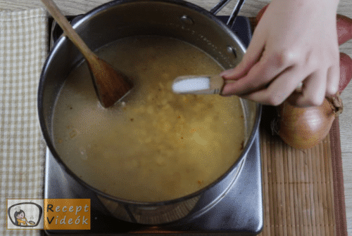 Sárgaborsó főzelék recept, sárgaborsó főzelék elkészítése 3. lépés