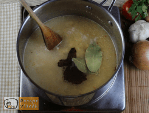 Sárgaborsó főzelék recept, sárgaborsó főzelék elkészítése 4. lépés