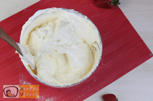 Valentin napi süti recept - valentin napi mini ombre torta elkészítése 3. lépés