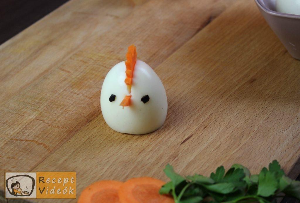 Húsvéti diy kreatív recept ötletek - kreatív tojásfalatok (csibe, kakas) - Recept Videók