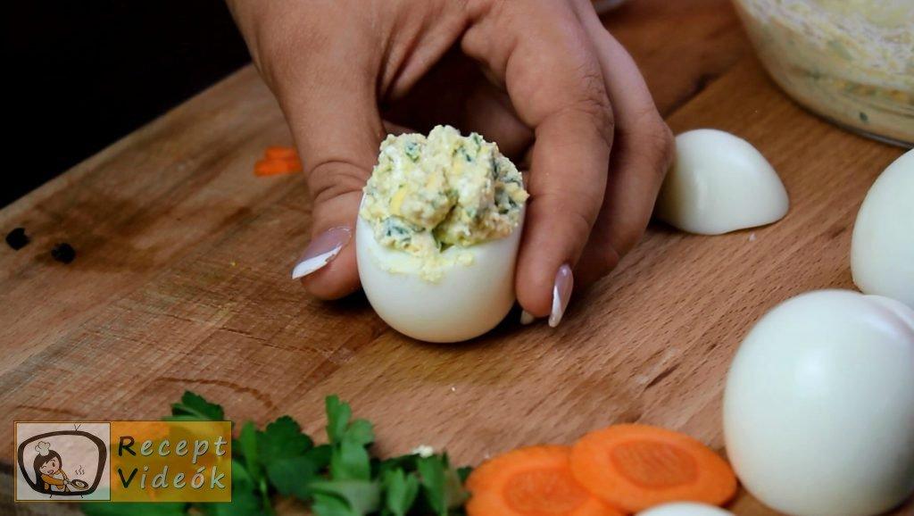 Húsvéti diy kreatív recept ötletek - kreatív tojásfalatok (csibe, kakas) 3. lépés