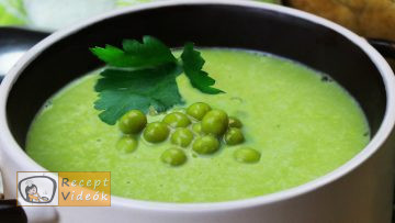 Zöldborsó krémleves recept, zöldborsó krémleves elkészítése - Recept Videók