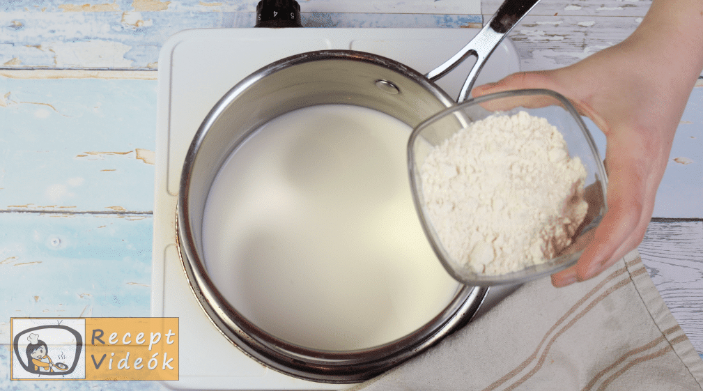 Mimóza szelet recept, mimóza szelet elkészítése 4. lépés