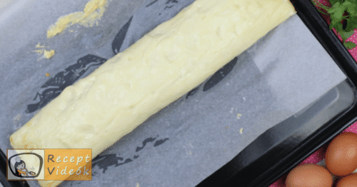 Tojásos-sonkás sajttekercs recept elkészítése 10. lépés