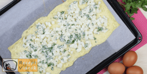 Tojásos-sonkás sajttekercs recept elkészítése 7. lépés