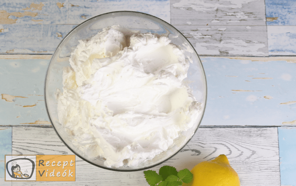 mascarponés citromtorta recept elkészítése 6. lépés