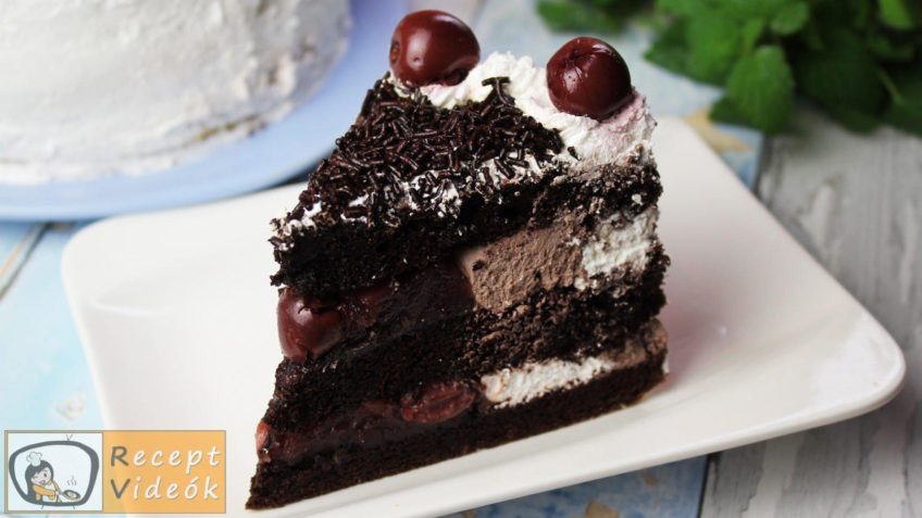 feketeerdő torta recept, feketeerdő torta elkészítése - Recept Videók