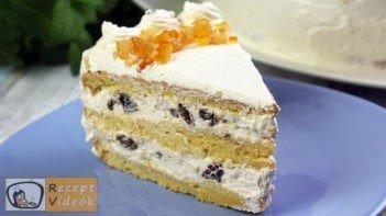 Oroszkrém torta recept, oroszkrém torta elkészítése - Recept Videók