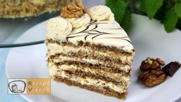 Eszterházy torta recept, Eszterházy torta elkészítése - Recept Videók